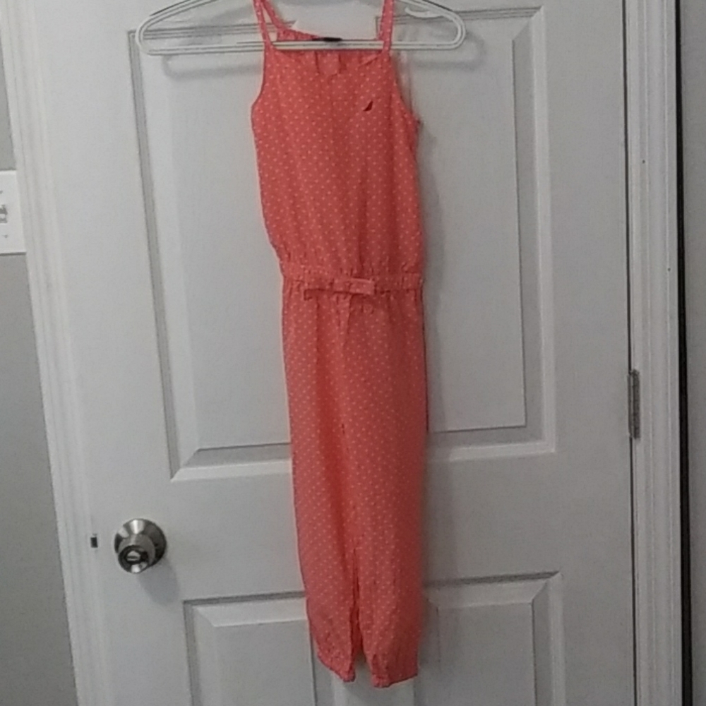 Girls polka dot jumpsuit